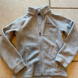 Columbia Kids' Light Gray Fleece Jacket
